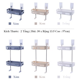 Kệ Để Đồ Kệ Bếp, Bồn Cầu Đa Năng 2 Tầng