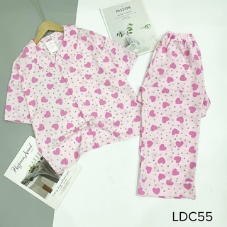 Bộ đồ ngủ Pijama Lụa mango cộc dài cổ nhọn tay dơi, hàng có size