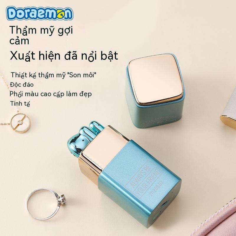 Tai nghe bluetooth Doraemon  mẫu mới   hình thỏi son  tai nghe không dây  tai nghe in-ear  tai nghe bluetooth TWS  hình dễ thương   tai nghe thể thao  tai nghe stereo hai tai   quà sinh nhật   quà tặng   tai nghe chống ồn   Bluetooth 5.3