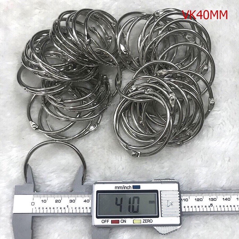Khoen tròn đóng mở làm album flash card 1.5cm-5cm