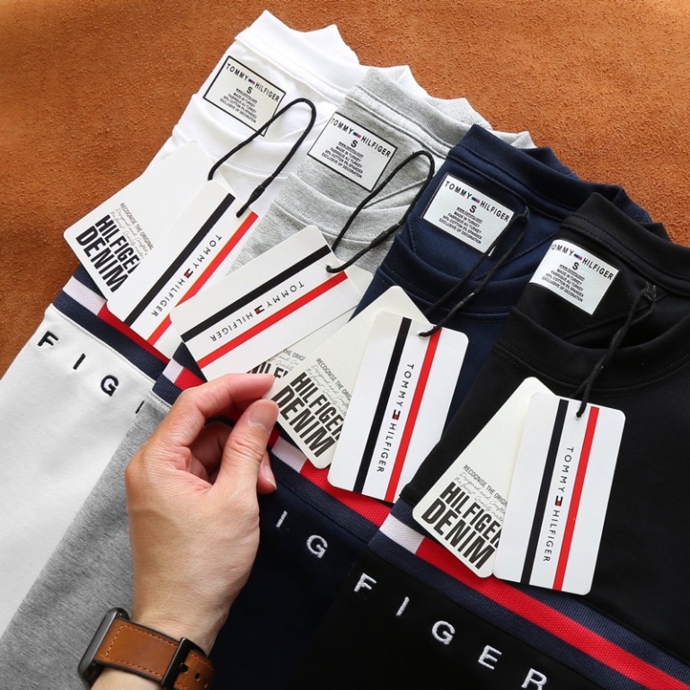 ÁO PHÔNG TOMMY VẢI DƯ HÃNG SIÊU XỊN LOGO THÊU DÀNH CHO CẢ NAM VÀ NỮ