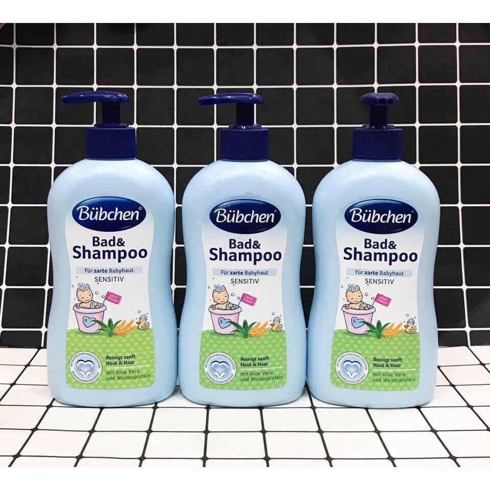 Sữa Tắm Gội Bubchen 400ml Đức Cho Trẻ Sơ Sinh dịu nhẹ, mềm mại, thơm tự nhiên cho da em bé - 𝐁𝐞𝐞 𝐡𝐨𝐮𝐬𝐞