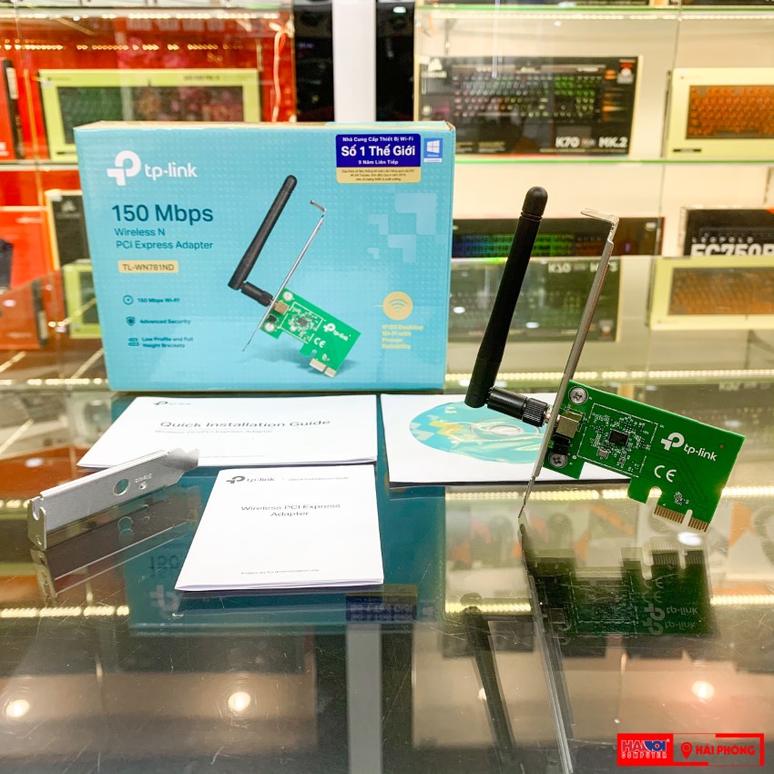 Card mạng không dây PCI Express TP-Link TL-WN781ND Wireless N150Mbps