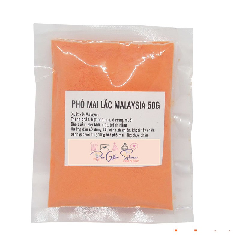 100 gr Bột Phô mai cam VEROZYME Malaysia chiết từ gói lớn 1kg