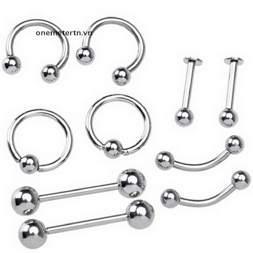 85 Khuyên Xỏ Cơ Thể Bằng Thép Không Gỉ Cá Tính