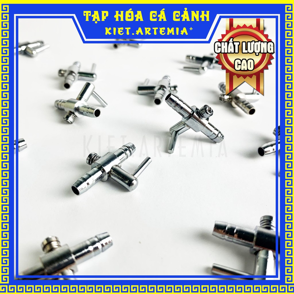 Van oxi inox cho hồ cá - Nhiều đầu chia loại tốt