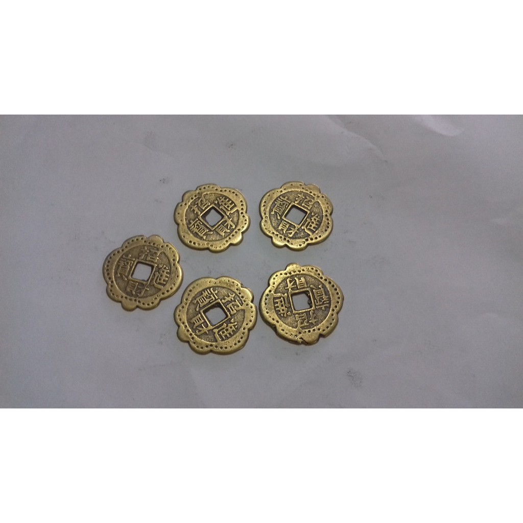 Đồng Xu Hoa Mai Phong Thuỷ Tài Lộc May Mắn Bỏ Bóp Ví, Tủ Thờ, Két Sắt Ý Nghĩa