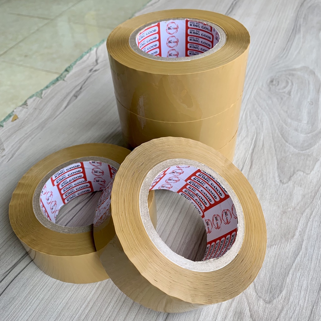 Cuộn băng keo trong gói hàng loại 500g (0.5kg) bản 4,8cm. be3rv