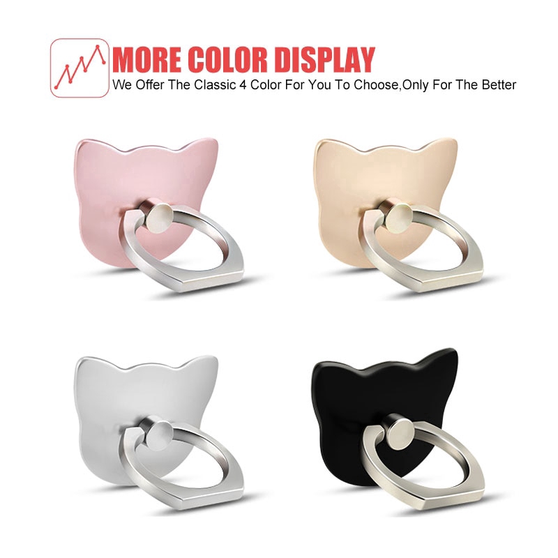 Finger Ring Mobile Phone Stand Holder For iPhone X Phone Ring Holder Car Mount Stand