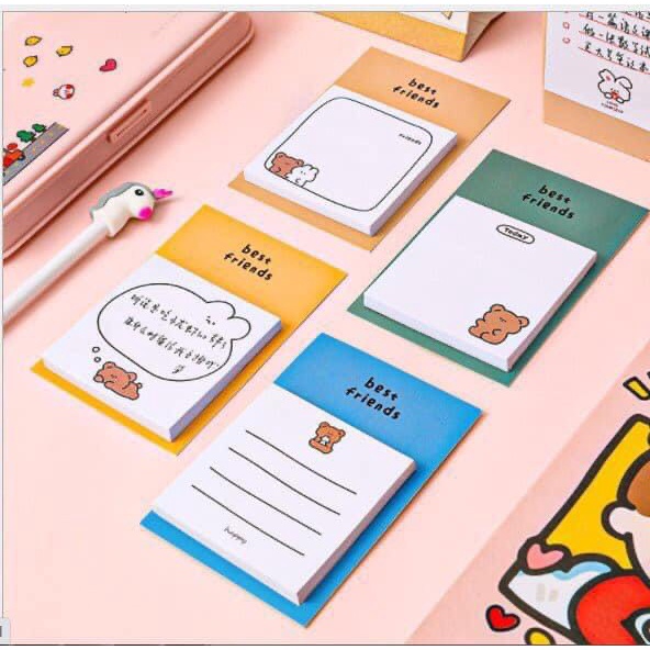 Giấy note, giấy ghi chú Best friend dễ thương
