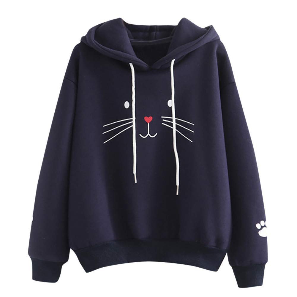 Áo Khoác Hoodie  FREESHIP  Áo khoác nỉ hoodie in hình mèo mũi đỏ chất nỉ dày dặn