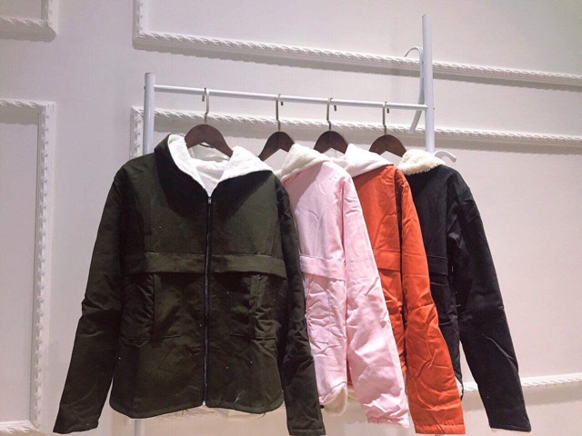 Áo khoác kaki lót lông cực ấm hottrend -HS | BigBuy360 - bigbuy360.vn