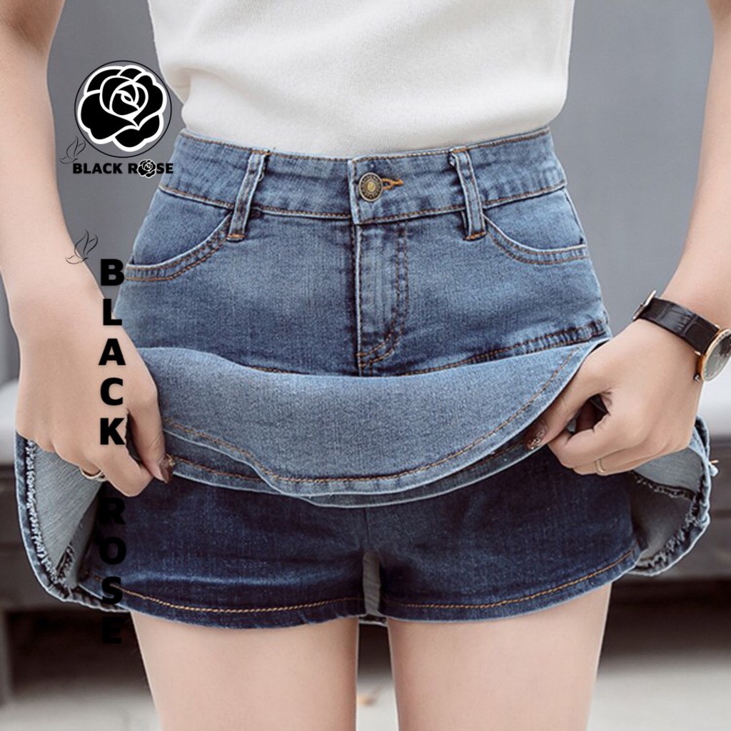Chân Váy Jean Bò Chữ A Hàn Quốc Cao Cấp BLACK ROSE Quần Váy Nữ Rin Demin Giả Váy Mẫu Mới 2021 Hot trend - TẤM BOUTIQUE | BigBuy360 - bigbuy360.vn