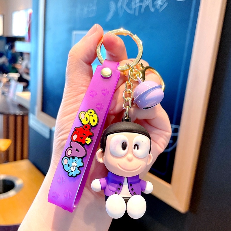 Móc Khoá Hoạt hình Doraemon A42, Móc Chìa Khoá Doremon Nobita Dễ Thương