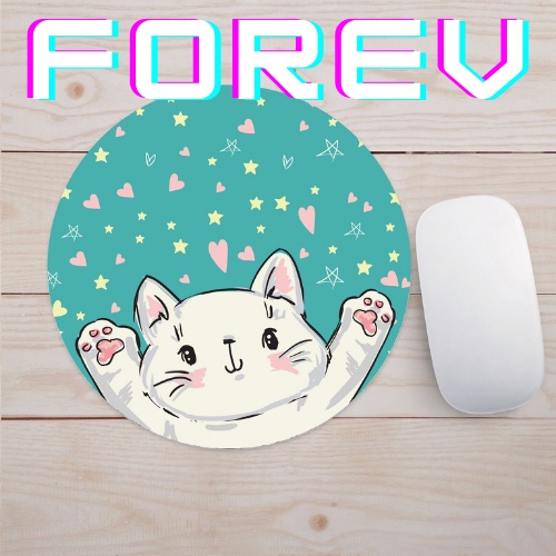 Miếng lót chuột máy tính Forev, bàn di chuột siêu dễ thương 20X20 giá rẻ, tấm lót chuột nhỏ gọn tiện lợi | BigBuy360 - bigbuy360.vn