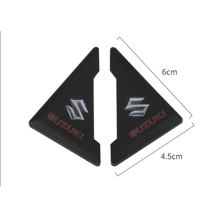 Set 2 Sticker Dán Góc Cửa Xe Hơi Suzuki Swift Ciaz Celerio XI7 Chống Va Chạm