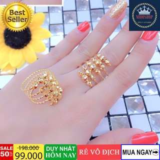 Nhẫn nữ đẹp Midoshop đeo là SANG tôn sáng da bạn