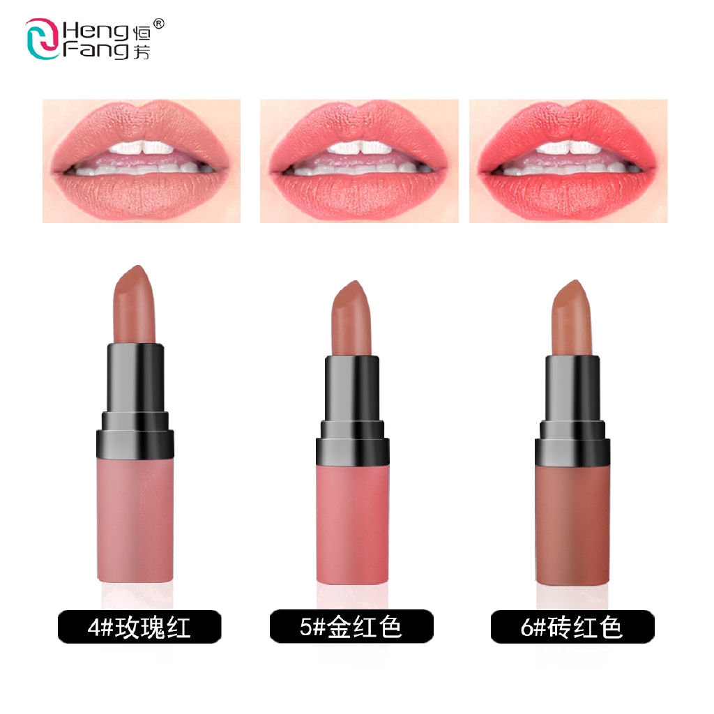 Son thỏi HengFang H9364 giữ ẩm môi và bền màu 6 màu tuỳ chọn 3.5g | BigBuy360 - bigbuy360.vn