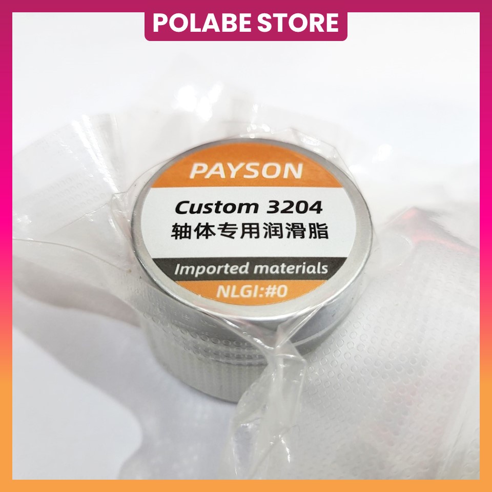 Mỡ lube 3204 Custom chính hãng Payson, chuyên dụng cho switch tactile, lube switch, lube stab bàn phím cơ - Polabe Store