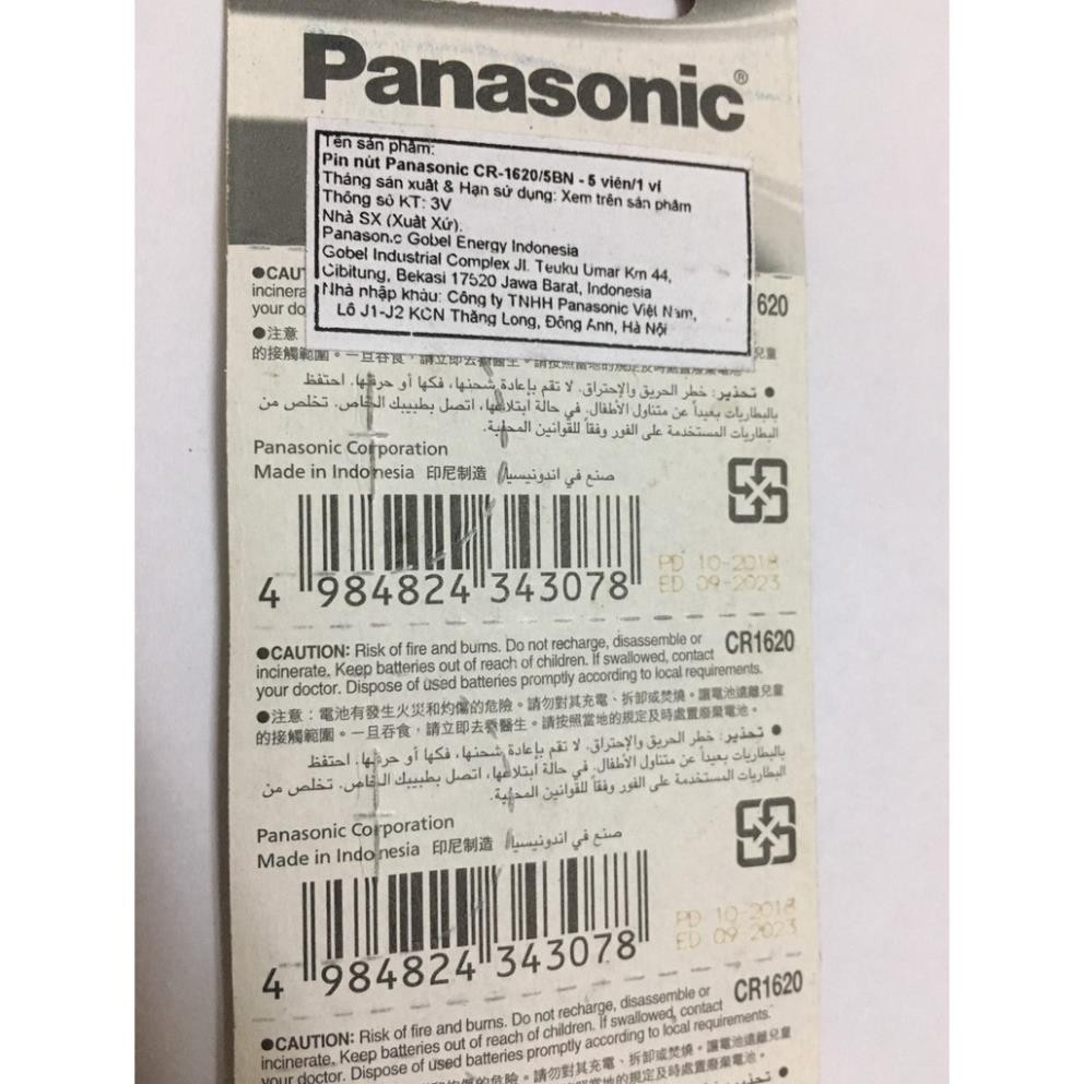 1 viên pin  CR1616 Panasonic 3V Lithium  Chính hãng