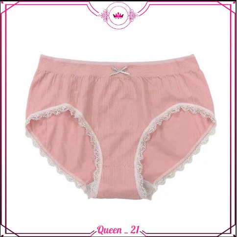 Combo 5 Quần Lót Nữ Cotton Cao Cấp,Quần Lót Nữ Cotton Kháng Khuẩn Phối Viền Ren Đính Nơ | BigBuy360 - bigbuy360.vn