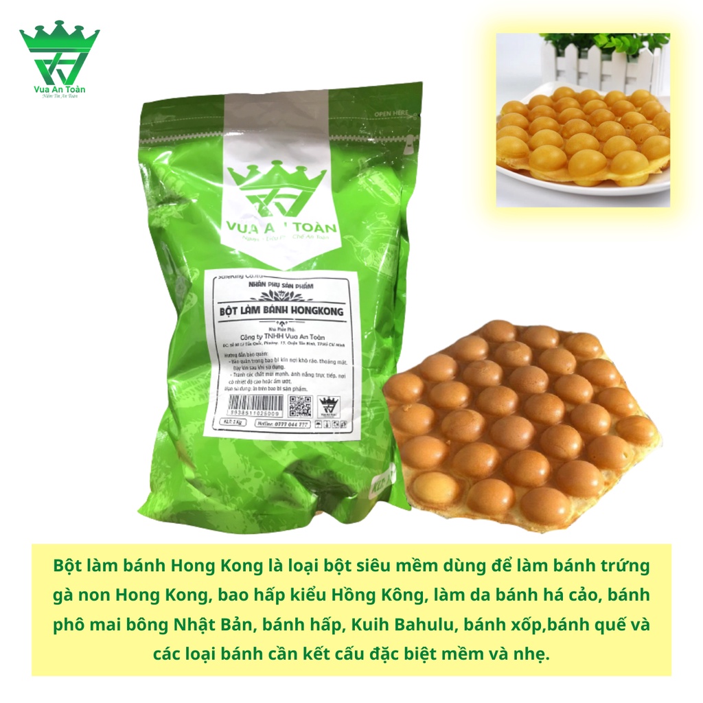 Bột Làm Bánh Hong Kong Trứng Gà Non 1kg