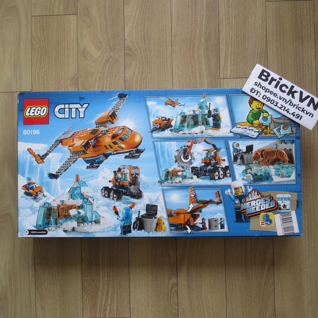 LEGO City 60196 Máy Bay Tiếp Tế Bắc Cực