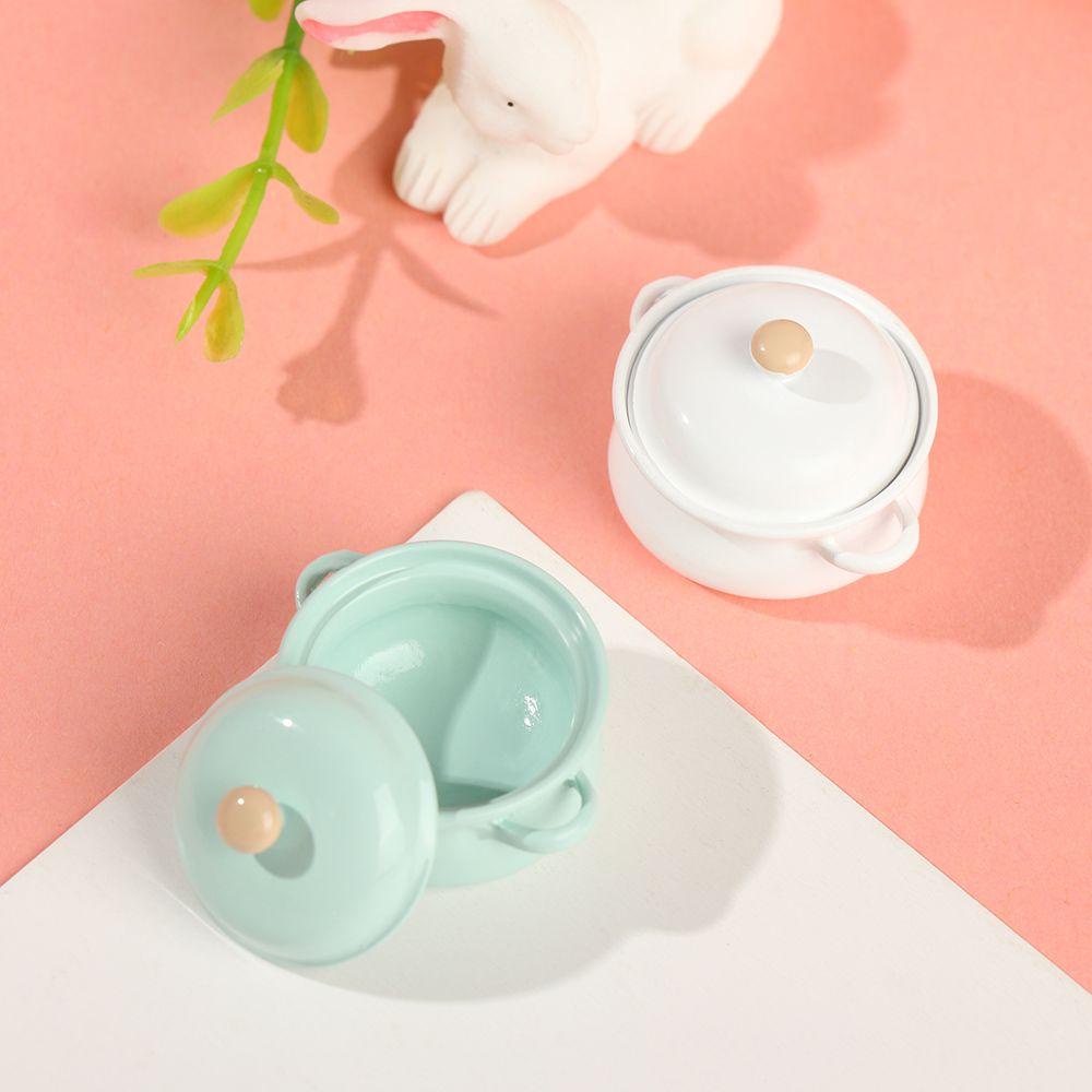 Mô Hình Nồi Nấu Ăn Mini Màu Kẹo Kèm Nắp Đậy Tiện Dụng Cho Nhà Bếp