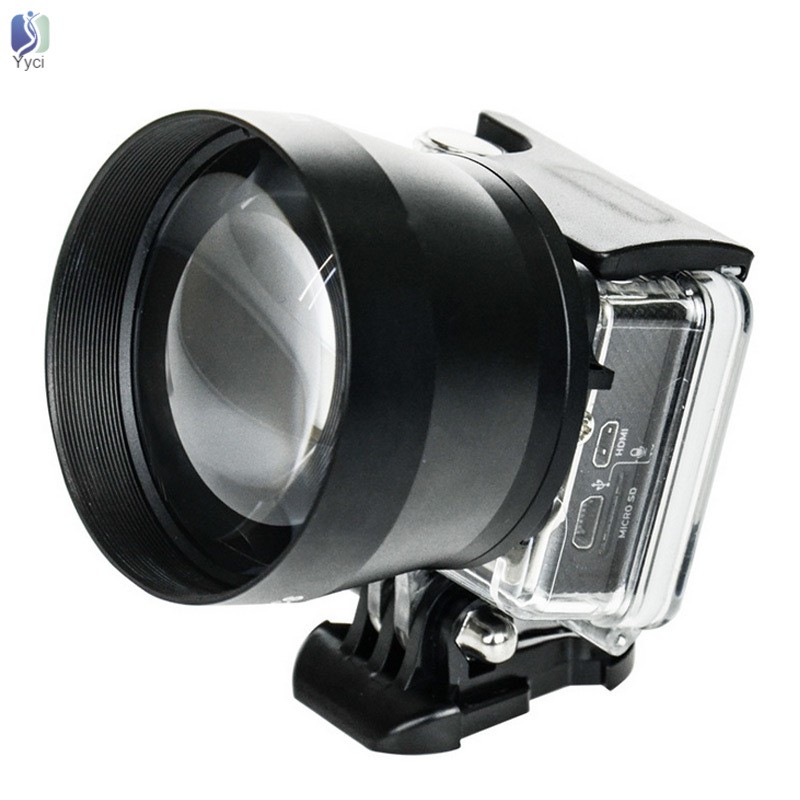 Yy Zoom Lens HD Super Telephoto Lens Universal 52mm Professional Digital Camera for Gopro GOPRO 3+ 4 for Xiaoyi  @VN