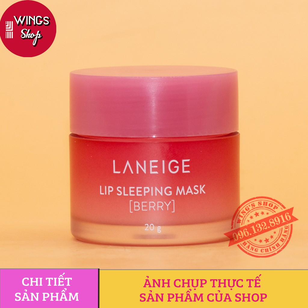 Mặt Nạ Ngủ Môi Laneige Vị Bery | Laneige Lip Speeping Mask Full Size mini 3g- 20g | Hàng Chính Hãng | BigBuy360 - bigbuy360.vn