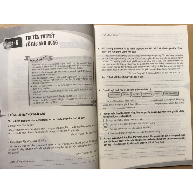 Sách - Bài Tập Ngữ Văn 6 Tập Hai Cơ Bản Và Nâng Cao