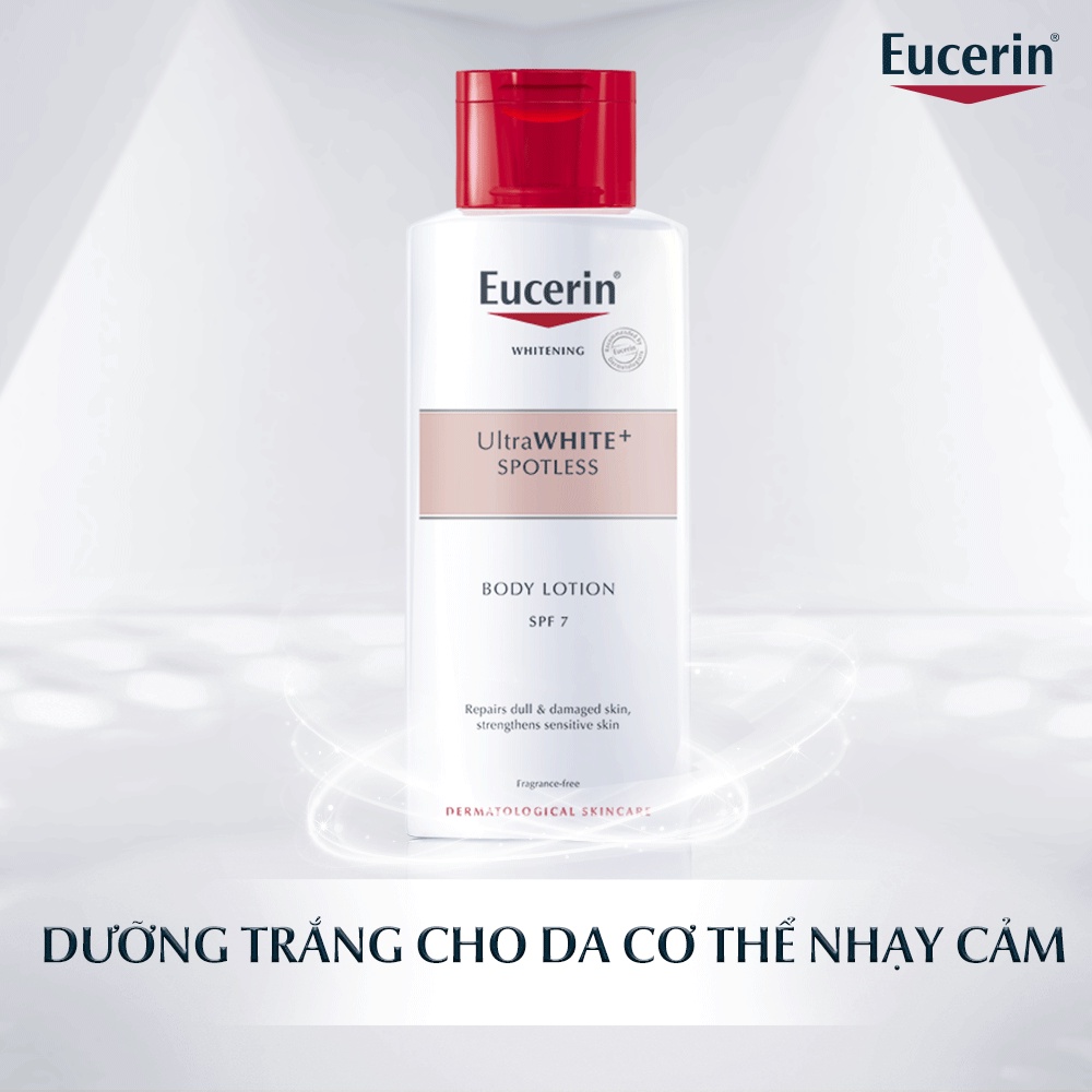 [Chính Hãng] Eucerin Sữa Dưỡng Thể Làm Sáng Da Chống Lão Hóa Eucerin Ultra White+ SPOTLESS Body Lotion SPF 7 (250ml)