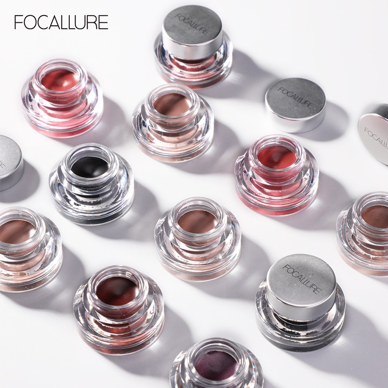Gel kẻ mắt và lông mày Focallure 28g lâu trôi 5 màu sắc tùy chọn