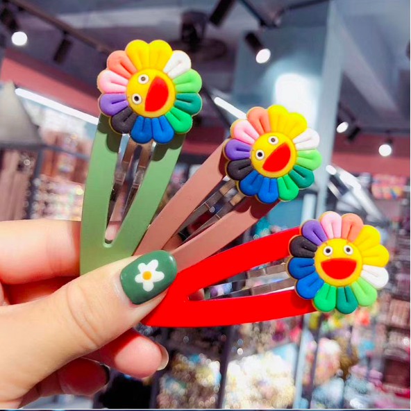 Combo 3 món cột tóc kẹp tóc hoa KAIKAIKIKI