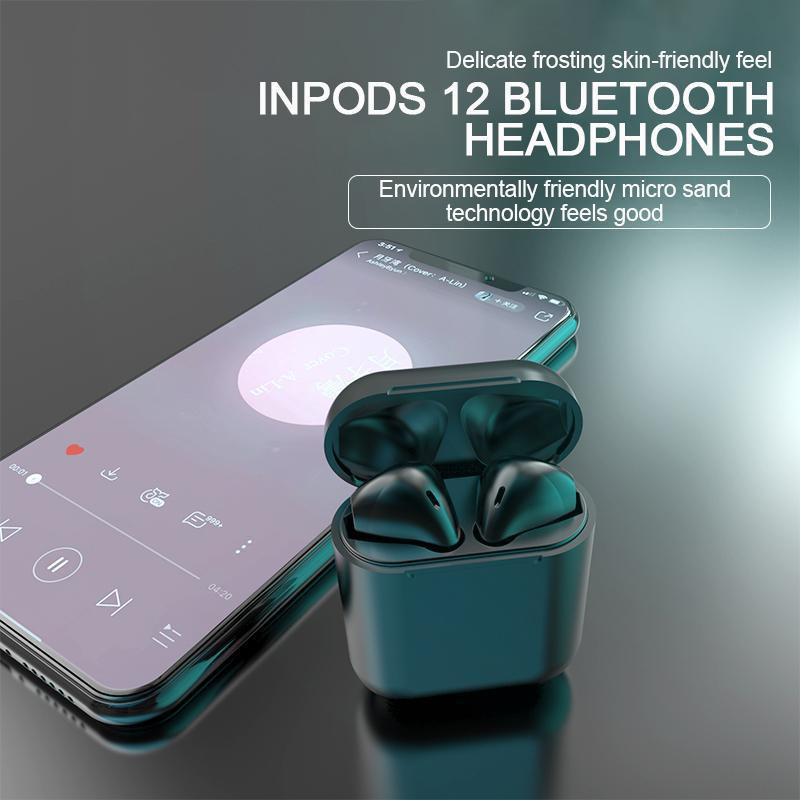 Tai Nghe Nhét Tai Không Dây Bluetooth 5.0 Tws I12 Cho Airpods Inpods I12 I7