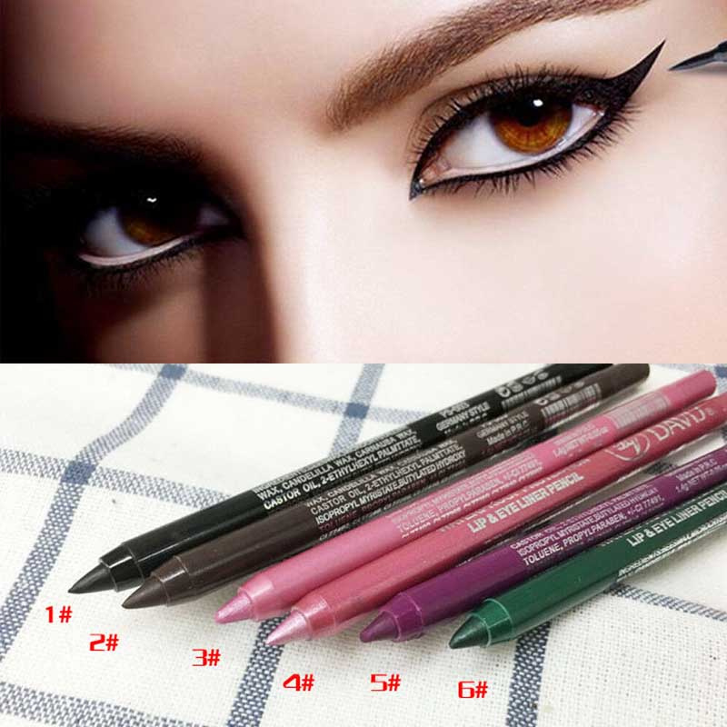 Bút Kẻ Mắt 20 Màu Ngọc Trai Tùy Chọn Chống Nước Lâu Trôi