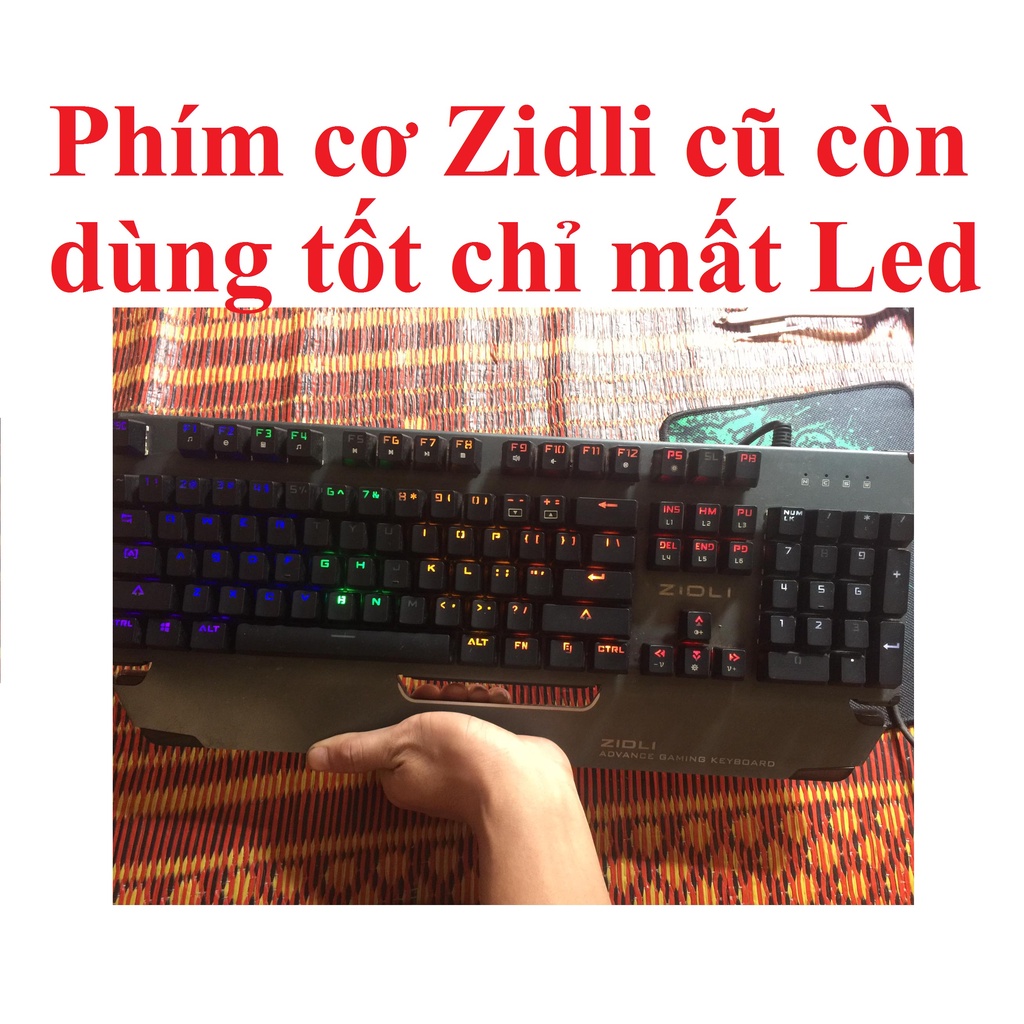 Bàn phím cơ xịn Zidli cũ còn dùng tốt