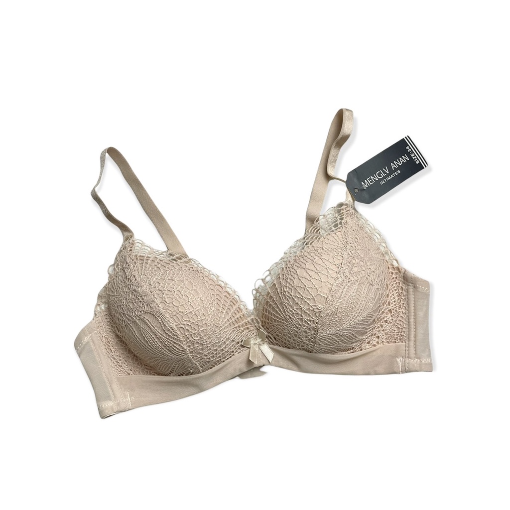 Áo Lót Nữ Bra Ren Không Gọng Nâng Ngực Mềm Mại Cao Cấp PINKSTORE ML03