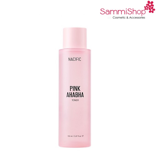 Nước hoa hồng loại bỏ da chết NACIFIC Pink AHA BHA Toner 150ml