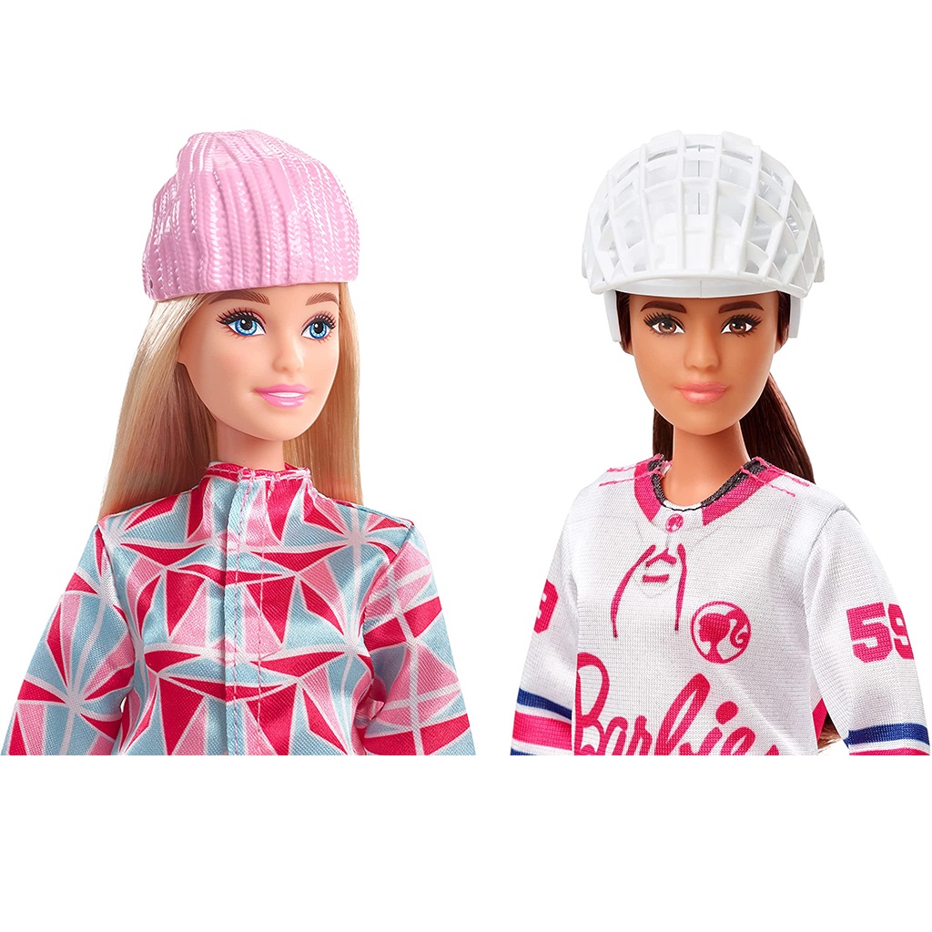 MỚI Bộ Sưu Tập Búp Bê Barbie Các Môn Thể Thao Mùa Đông Winter Sports