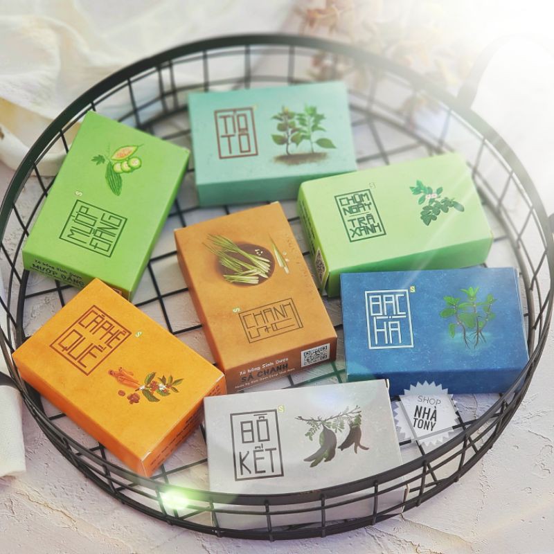 Xà Bông Tự Nhiên Sinh Dược 100gr 10 mùi (Mua 3 cục Tặng 1 túi lưới) | BigBuy360 - bigbuy360.vn