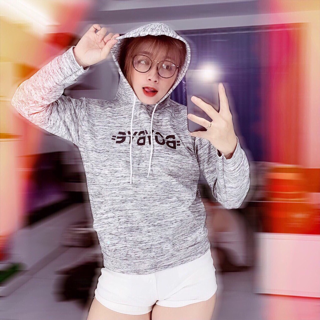 Áo hoodie xinh xắn cute in chữ