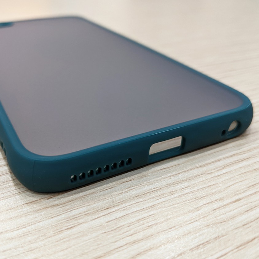 Ốp lưng nhám viền cao su bảo vệ camera iPhone 6 Plus