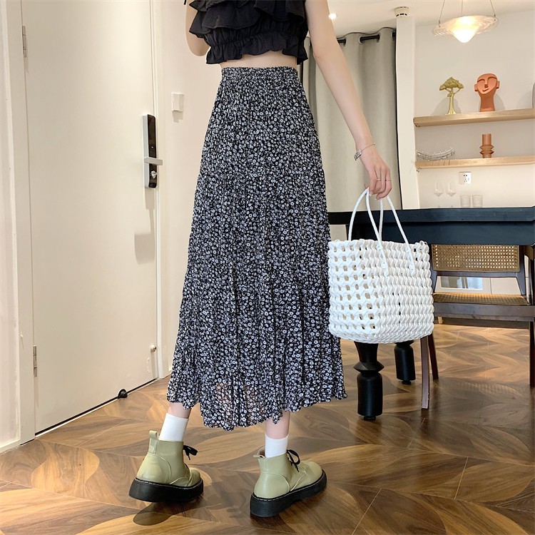 Chân Váy Midi Chữ A Lưng Cao 2 Màu Tùy Chọn Thiết Kế Mới Thời Trang Mùa Hè Dành Cho Nữ | BigBuy360 - bigbuy360.vn