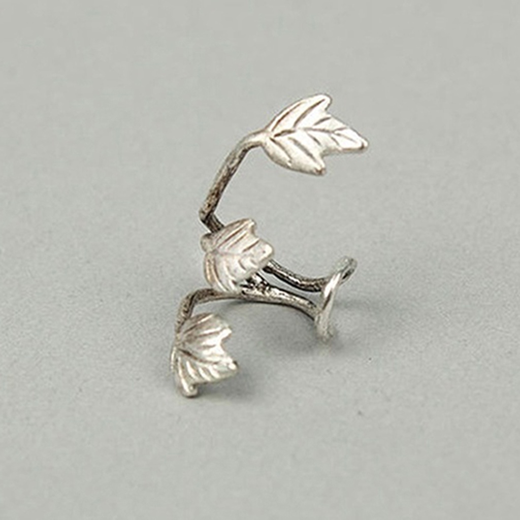 Khuyên vành tay hợp kim hình những chiếc lá phong cách Vintage cho nữ