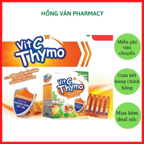 Siro tăng đề kháng VITC THYMO, hỗ trợ giảm viêm đường hô hấp trên