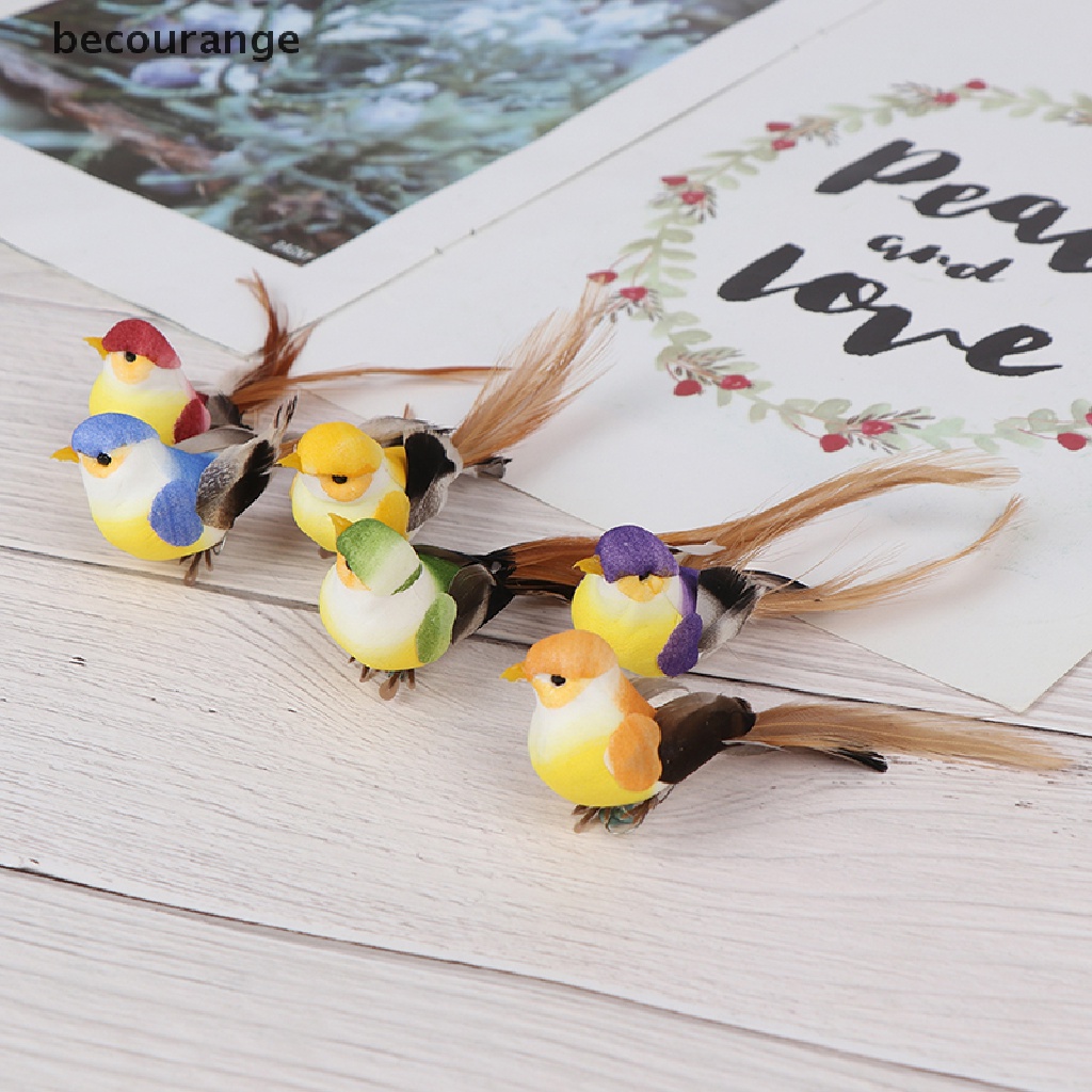 1 Chú Chim Giả Bằng Xốp mini Trang Trí Nhà / Tiệc Cưới