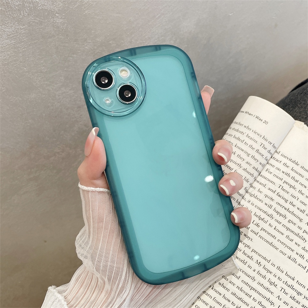 Ốp Điện Thoại Dẻo Màu Macaron Hình Oval Cho VIVO Y12S Y12A Y20 Y20S Y20i Y21T Y33S Y33T Y21S Y21A Y11 Y12 Y12i Y15 Y17