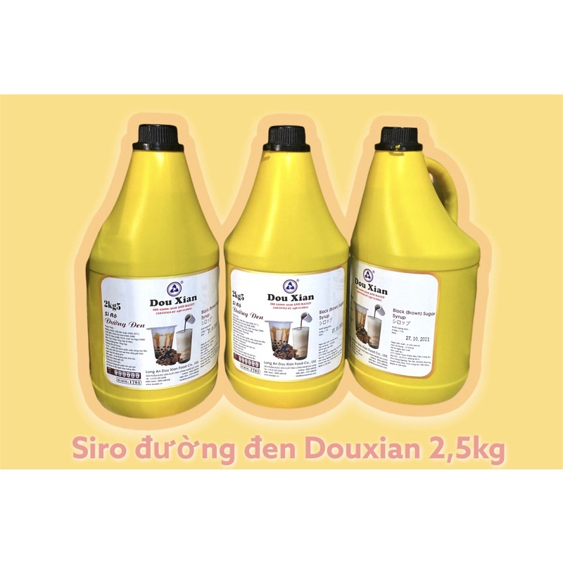 Siro đường đen A+ Hàng Huy douxian 650g và 2,5kg