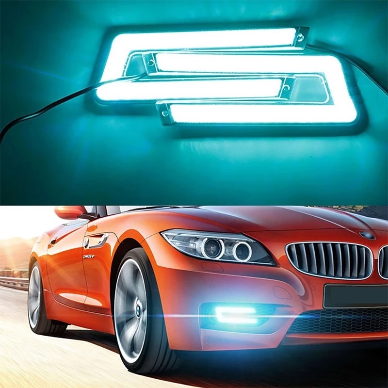 1 Đèn LED Chạy Ban Ngày Công Suất Cao COB Chống Nước / Sương Mù Hình Chữ U Thông Dụng Cho Xe Hơi